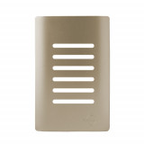 Placa P/ 6 Interruptores (Especial) 4x2 - Novara Champanhe